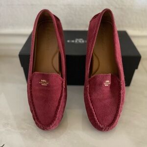 Coach Amber suede loafers/moccasins
